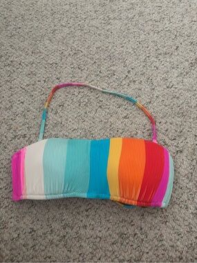 Trina Turk Rainbow Bikini Top